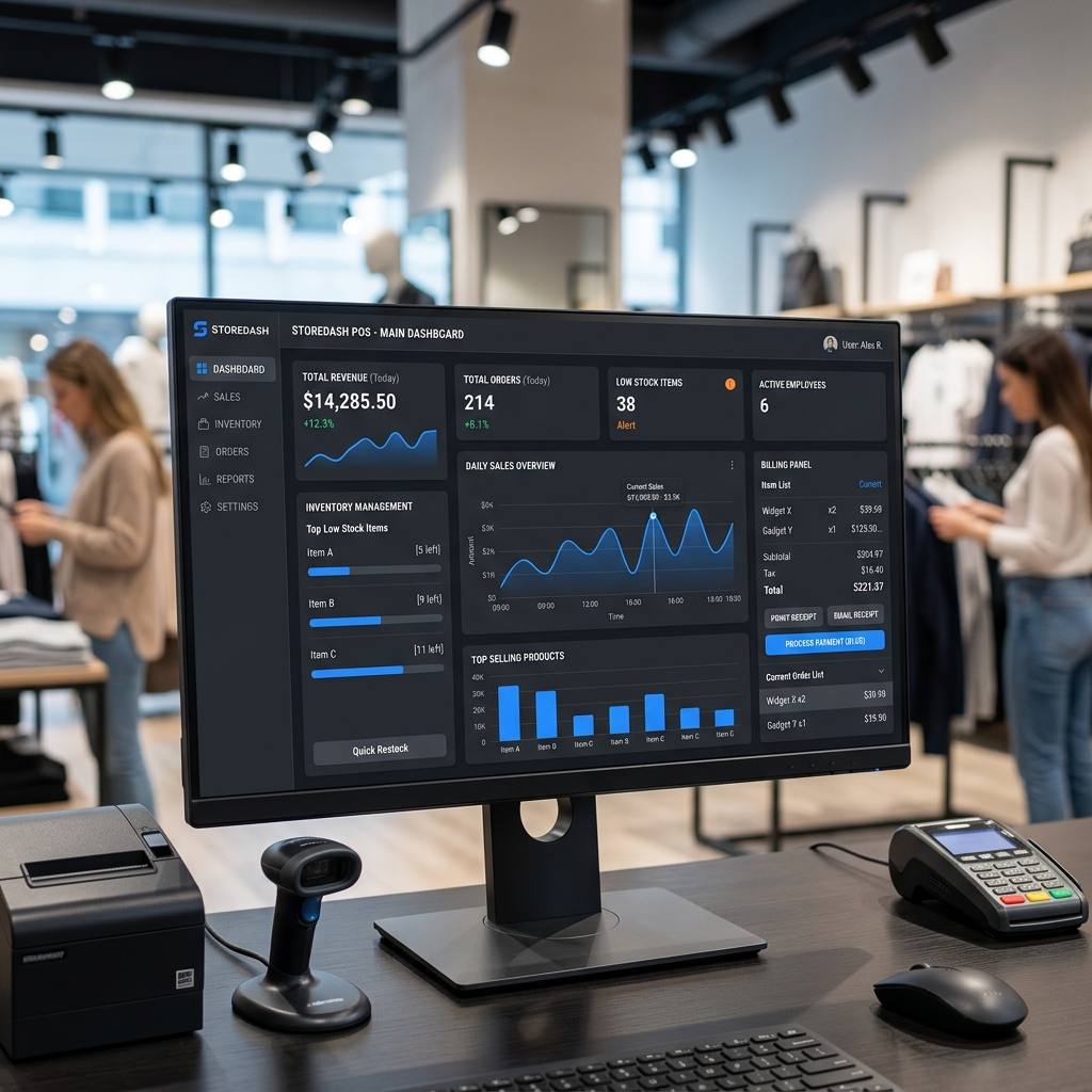 SmartHub POS System Dashboard
